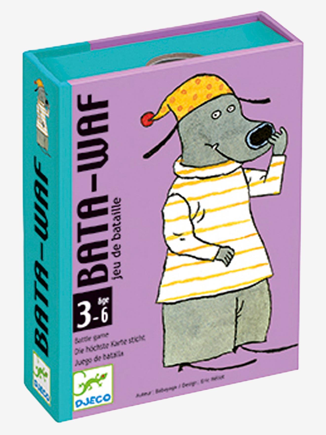 Jogo de batalha Bata-waf DJECO multicolorido
