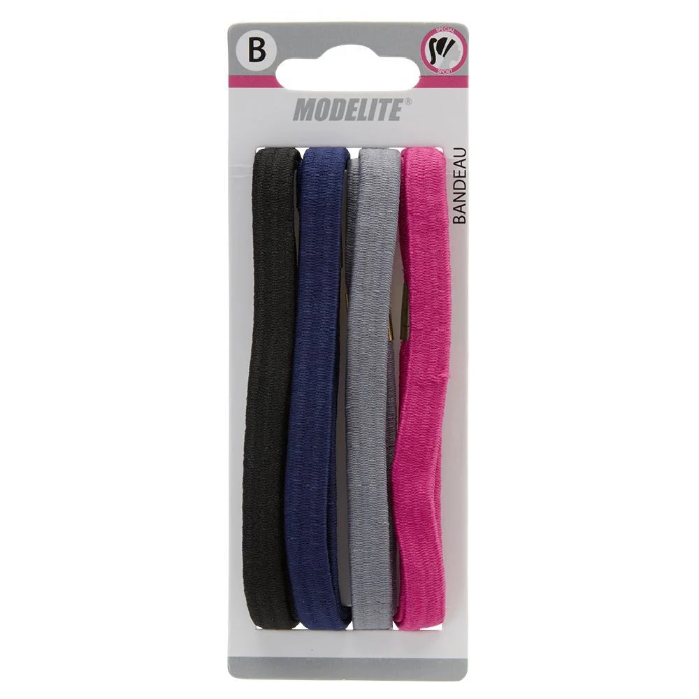 Bandeau élastique uni x4