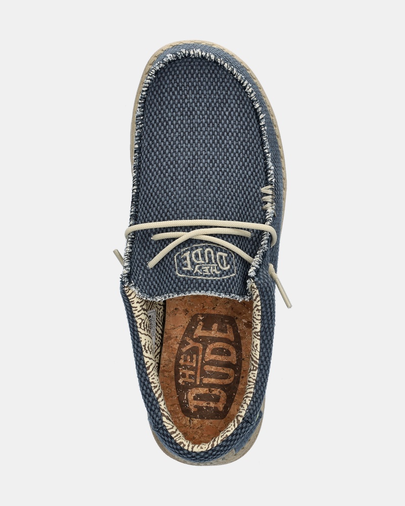 Hey Dude Wally Braided Instapschoenen  - blauw