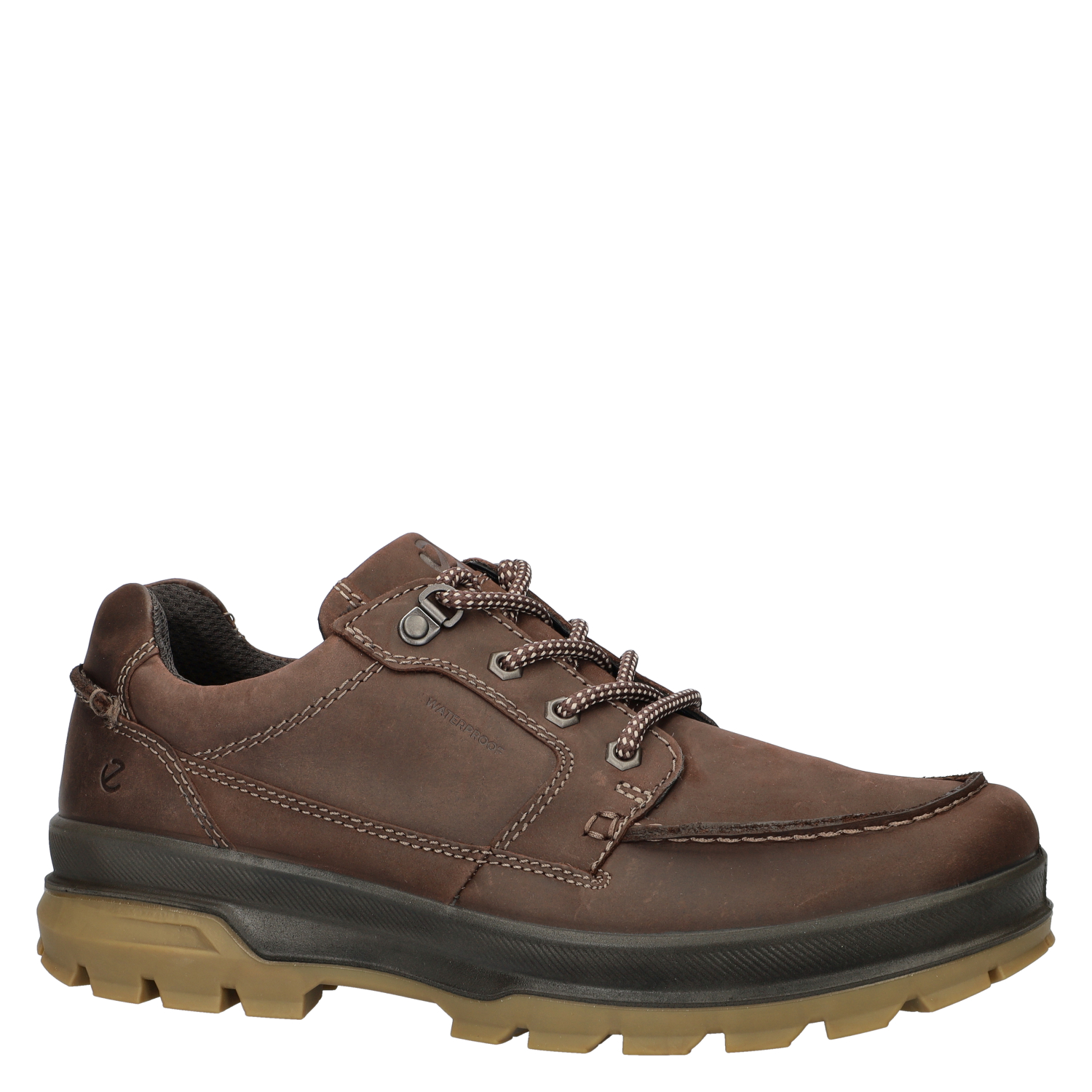 Rugged Track heren veterschoen Ecco Bruin