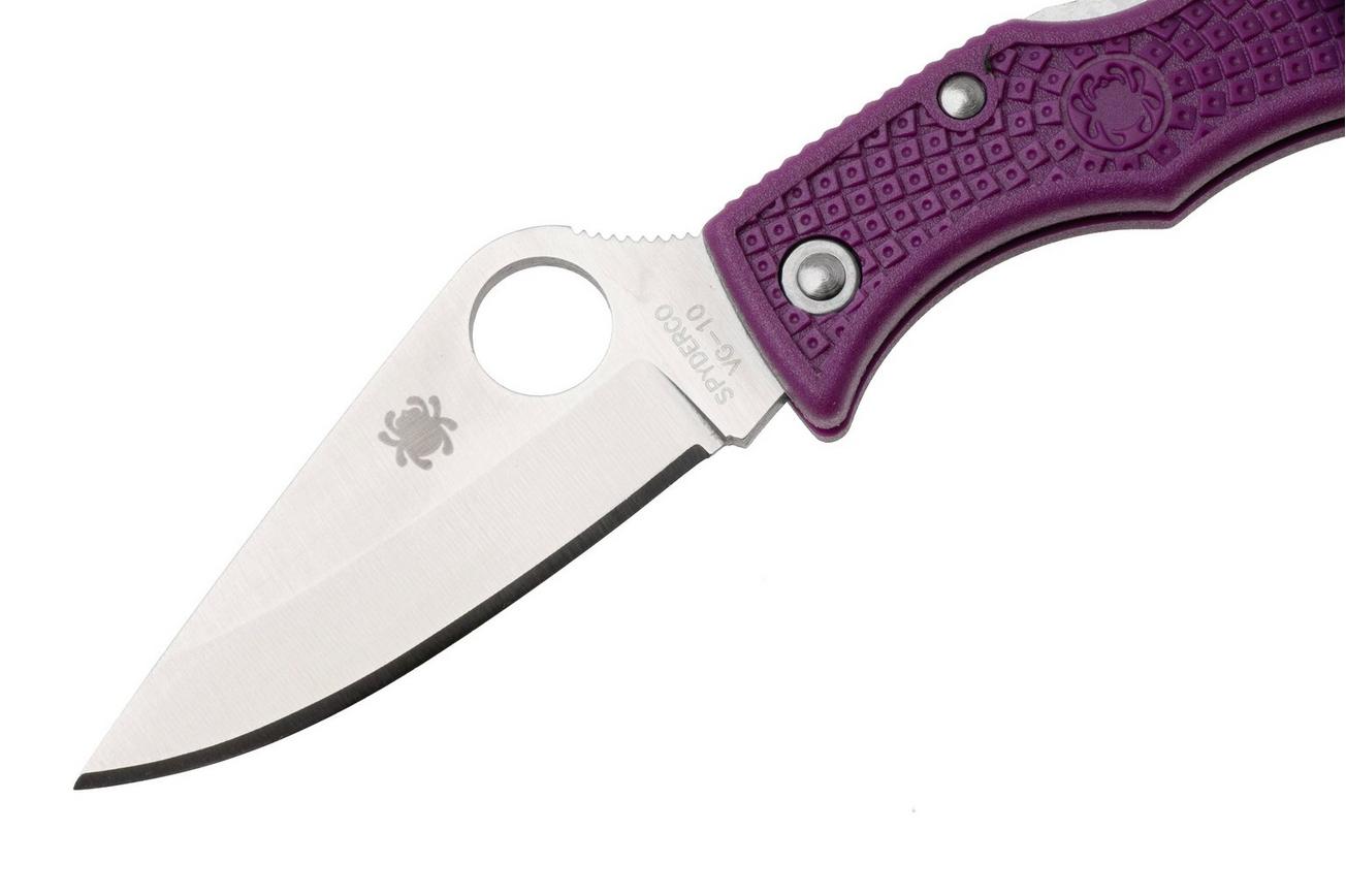 Spyderco Ladybug Purple LPRP3 Zakmes
