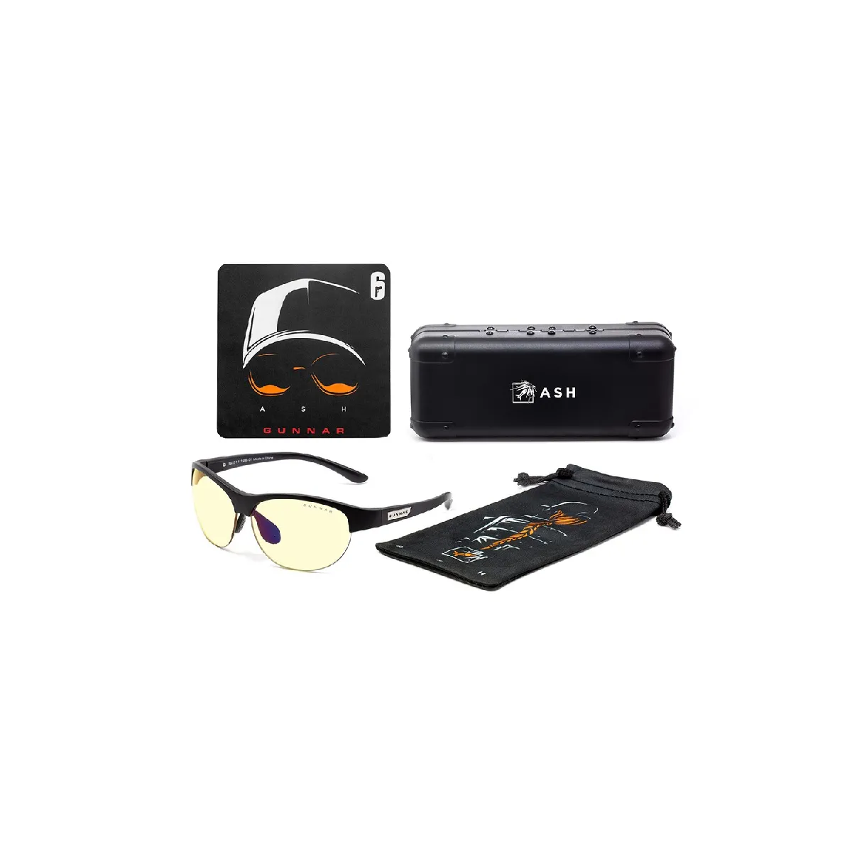 Gunnar Optiks Ash Edition Rainbow 6 Siege