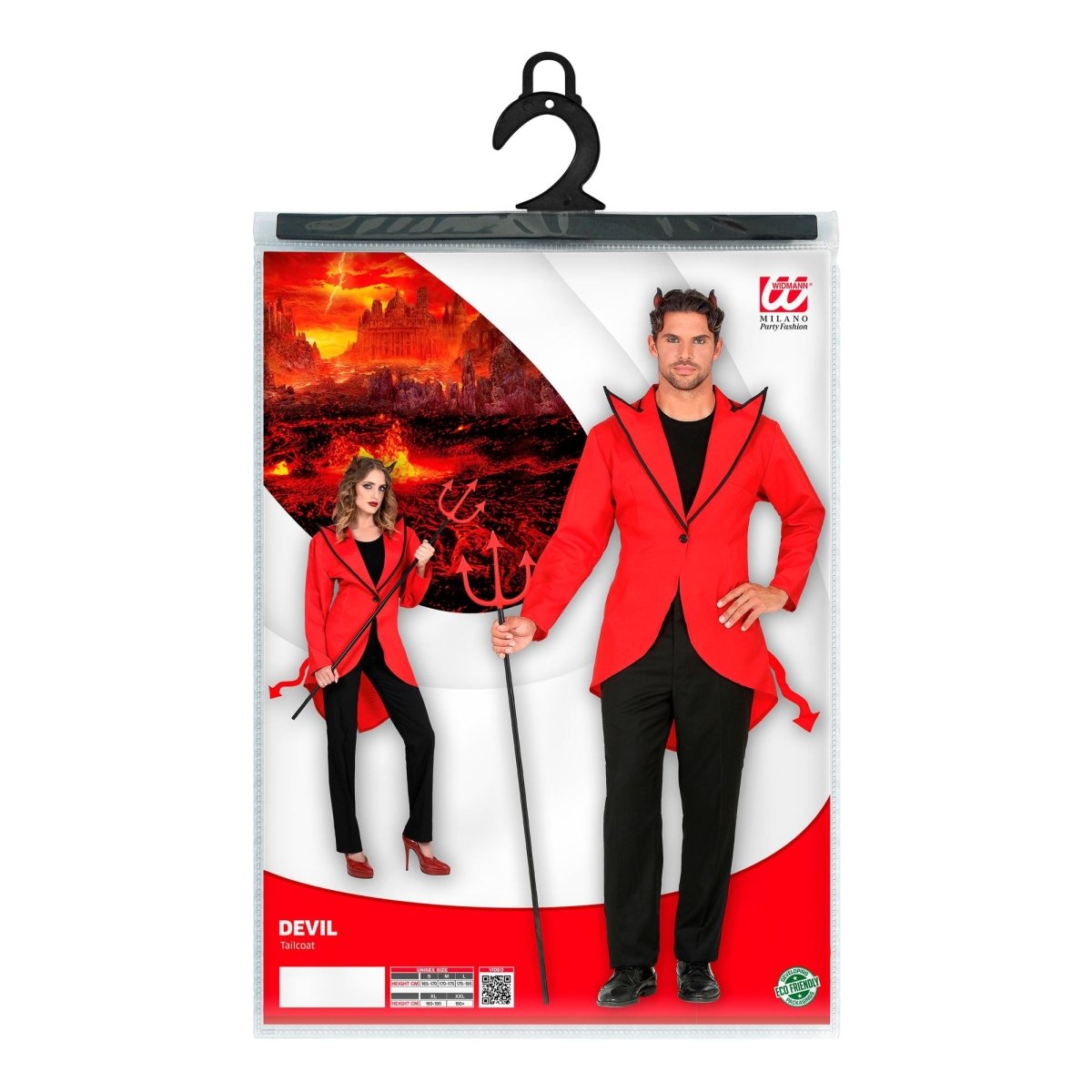 Halloween Jas Rood Duivel