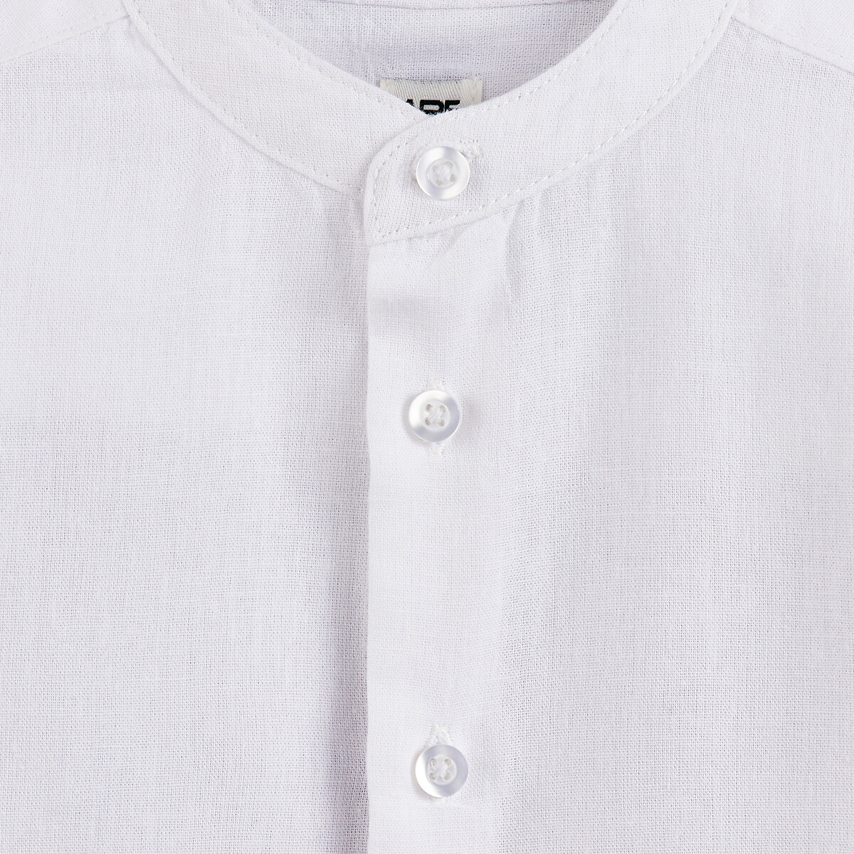 COLEÇÕES LA REDOUTE<br>Camisa com gola Manor, algodão/linho