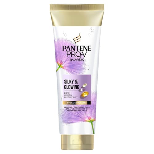 Pantene Pro-V Miracles Silky & Glowing Pflegespülung mit Biotin und Keratin Reconstruct
