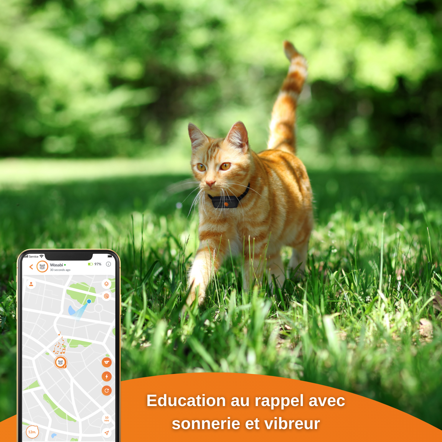 XS - collier gps pour chat (black edition 2023)