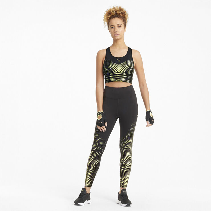 Puma Medium Impact Graphic Long Line Sports bh Gul