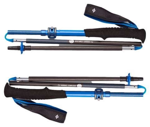 Bâtons de Randonnées Black Diamond Distance Carbon FLZ Noir/Bleu