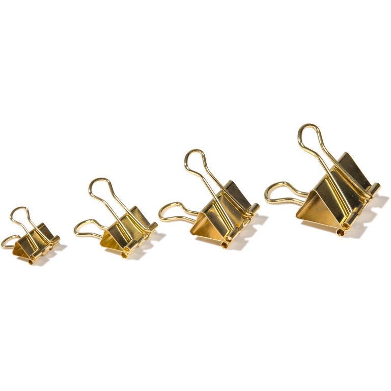 Foldback-Clips gold