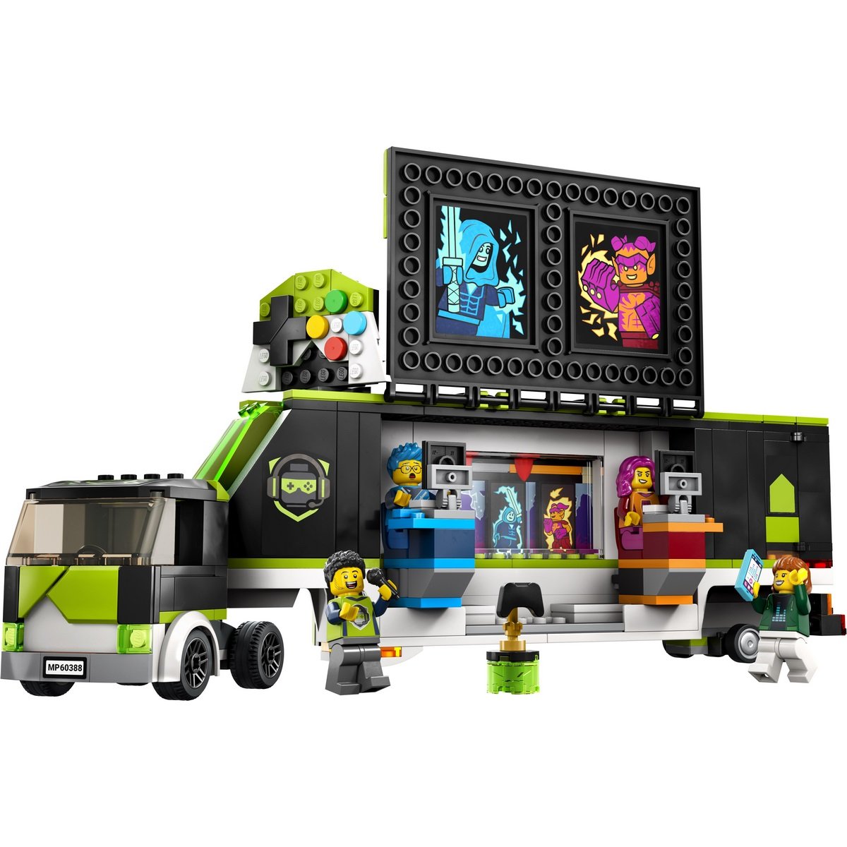 Le camion de tournois de jeux vidéos Lego City 60388