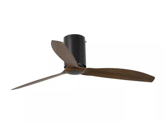 MINI TUBE FAN M Ventilateur DC noir mat/bois