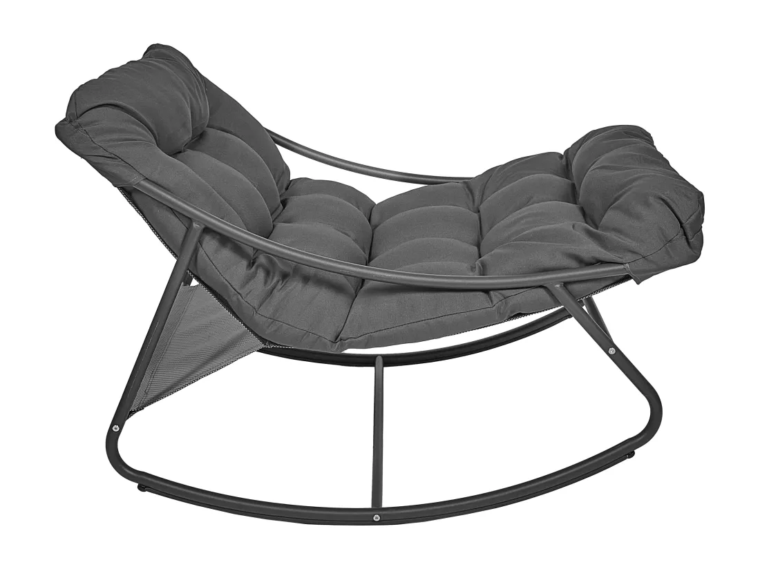 Fauteuil A Bascule Tenerife Anthracite