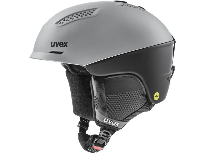 uvex Helm Ultra MIPS Grau/Schwarz, S Unisex-Skihelm