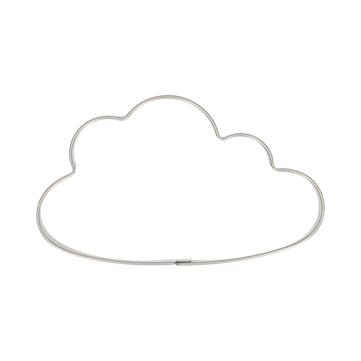 Uitsteekvorm wolk, recycled rvs