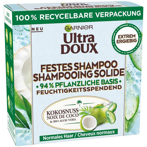 Garnier - Champú Sólido Coco y Aloe Vera Biozid Ultra Doux Otros