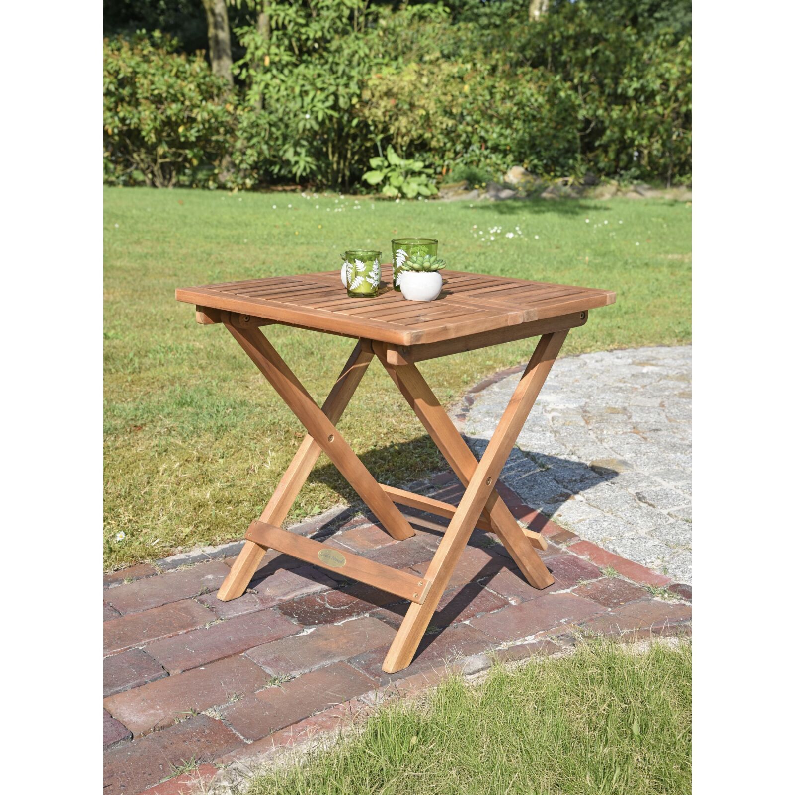 Beistelltisch CLEVELAND - natur -klappbar