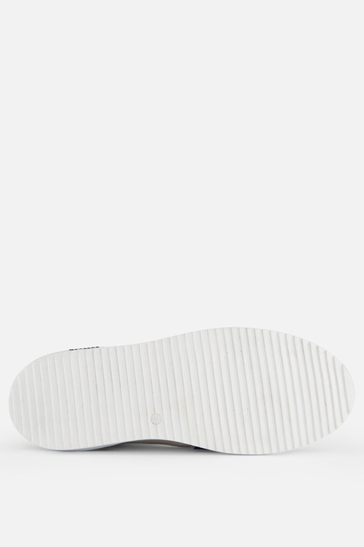 Muyters hoge Sneakers blauw Leer