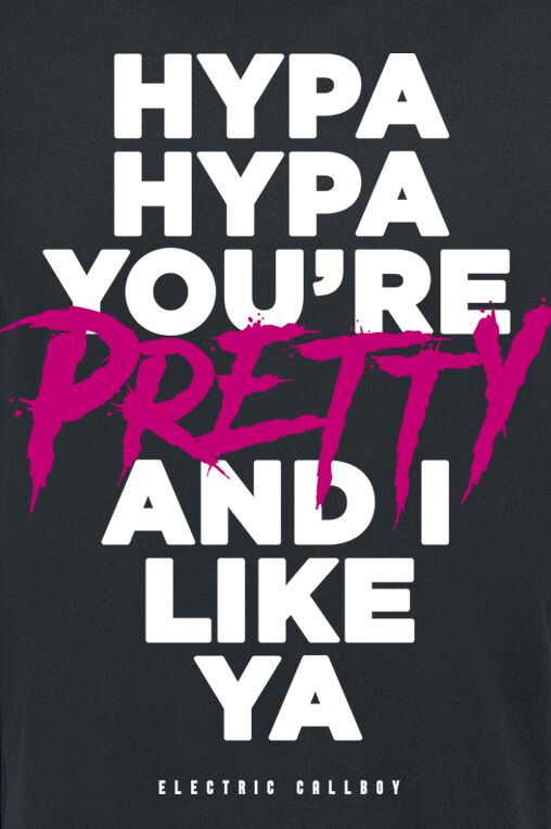Hypa Hypa Lyrics | Electric Callboy T-Shirt Manches courtes