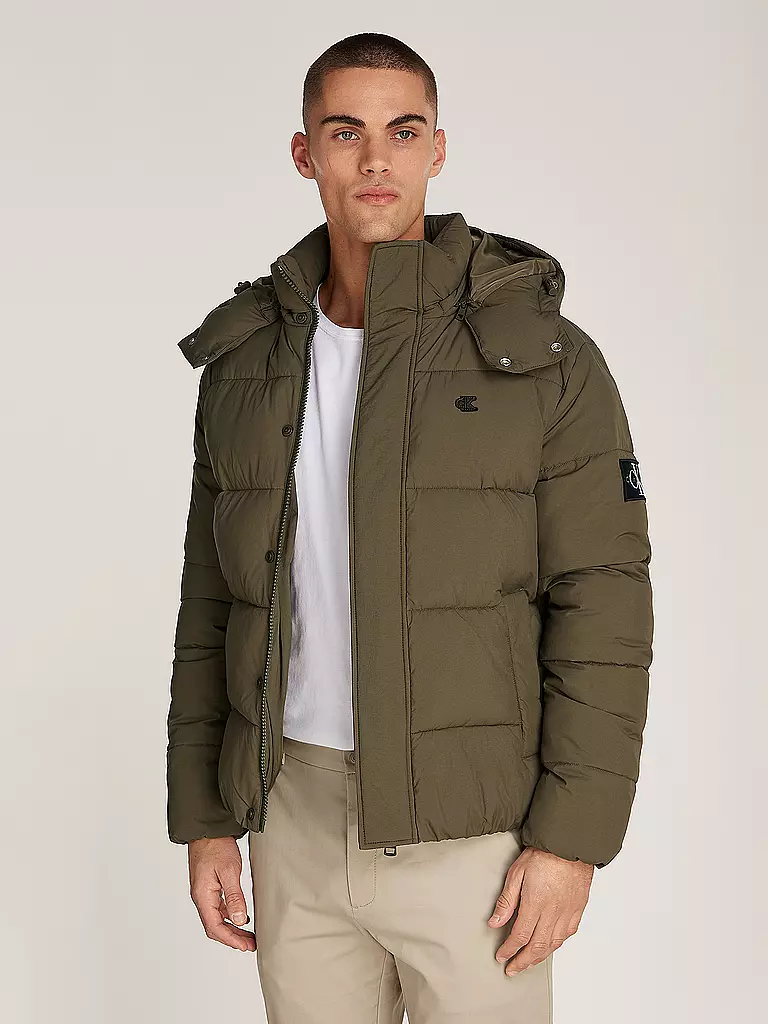 CALVIN KLEIN JEANS Steppjacke olive