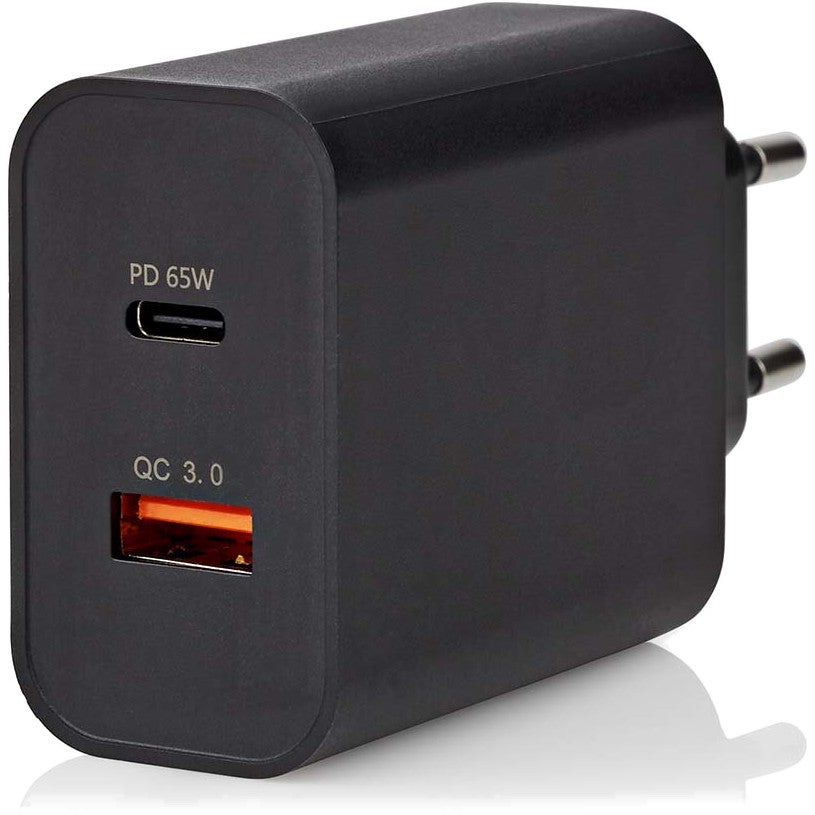 Nedis WCPD65W130BK USB Quick Charge-lader incl. USB-C Power Delivery