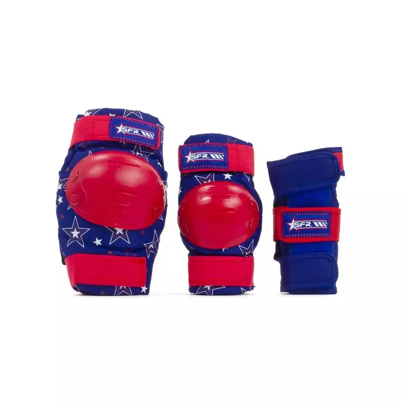 Set de protection SFR ROLLER Star Red/Blue