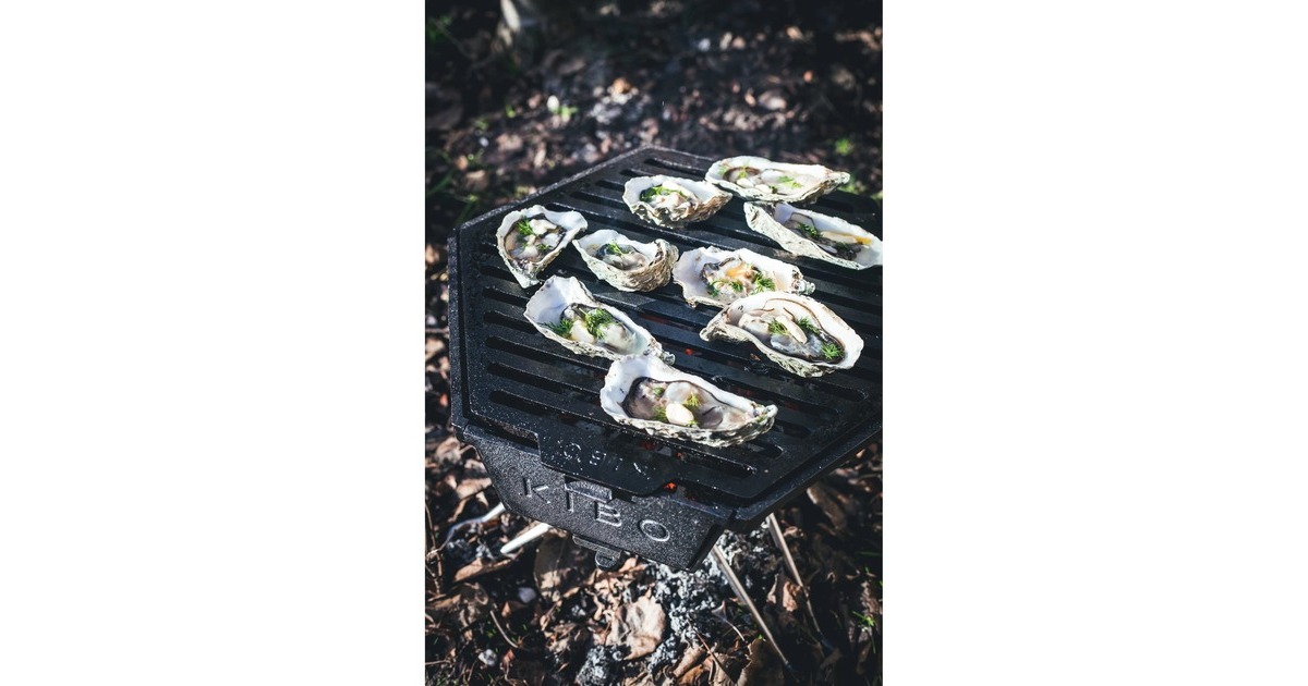The WindmillKIBO Grill Model 3.0 houtskoolbarbecue  (Zwart)
