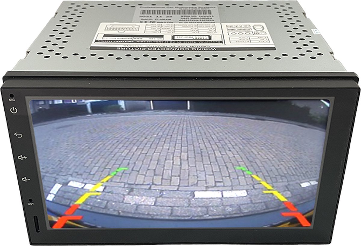 BergGPS 2-DIN inbouw radio camper navigatie met Carplay