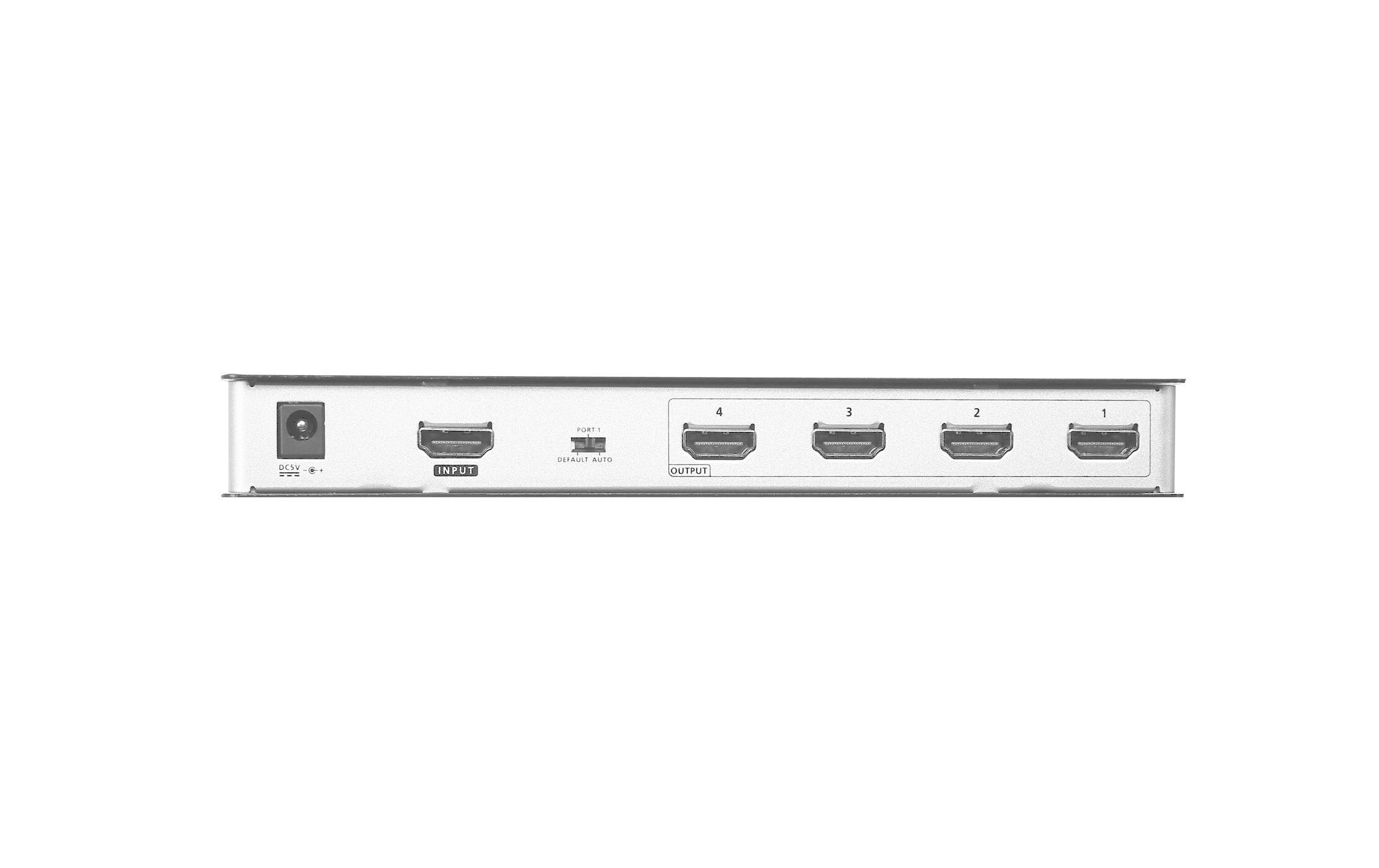 4-Port Signalsplitter HDMI - HDMI VS184B4-Port True 4K HDMI Splitter
