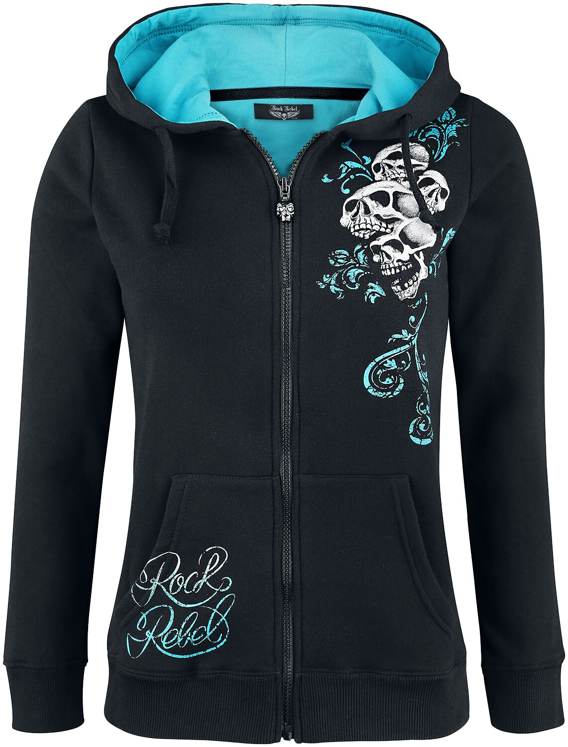Freaking Out Loud | Rock Rebel by EMP Sweat-shirt zippé à capuche