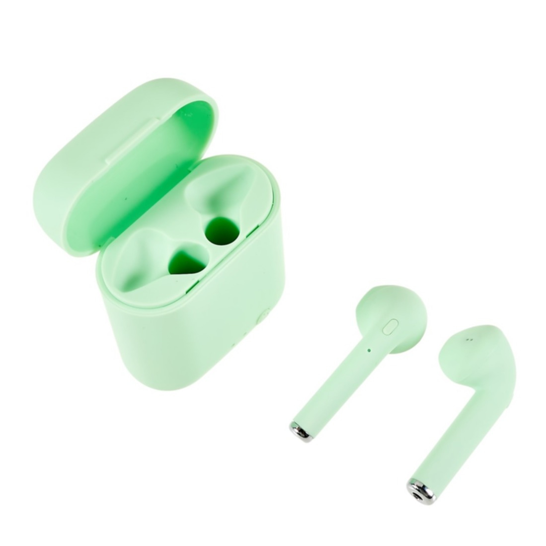 Kabellose TWS Bluetooth 5.0 In-Ear Kopfhörer True Wireless Headset mit Ladecase (300mAh) - Grün