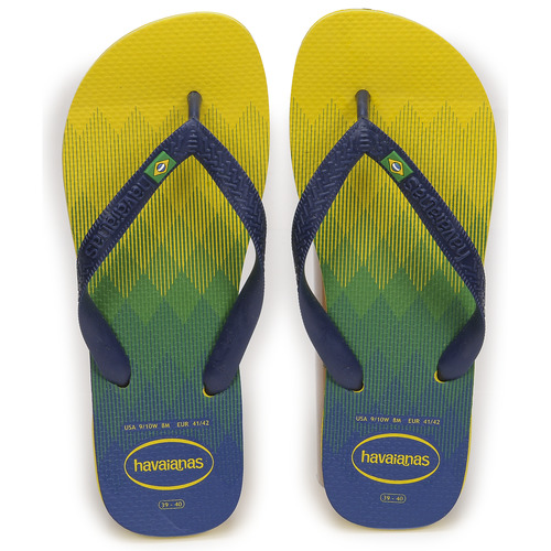 Havaianas - BRASIL FRESH - Vert / Bleu / Jaune