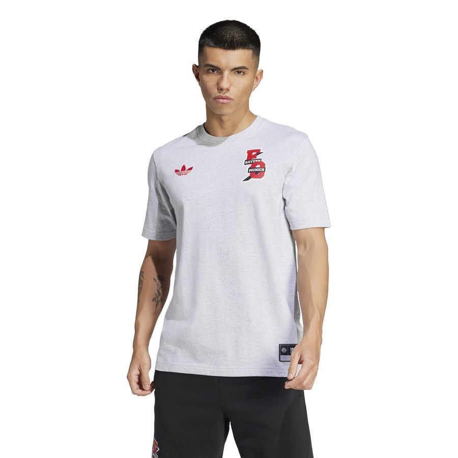 Bayern Munich T-Shirt Varsity - Gris