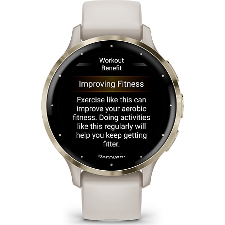 Garmin Venu 3S smartwatch - Ivory