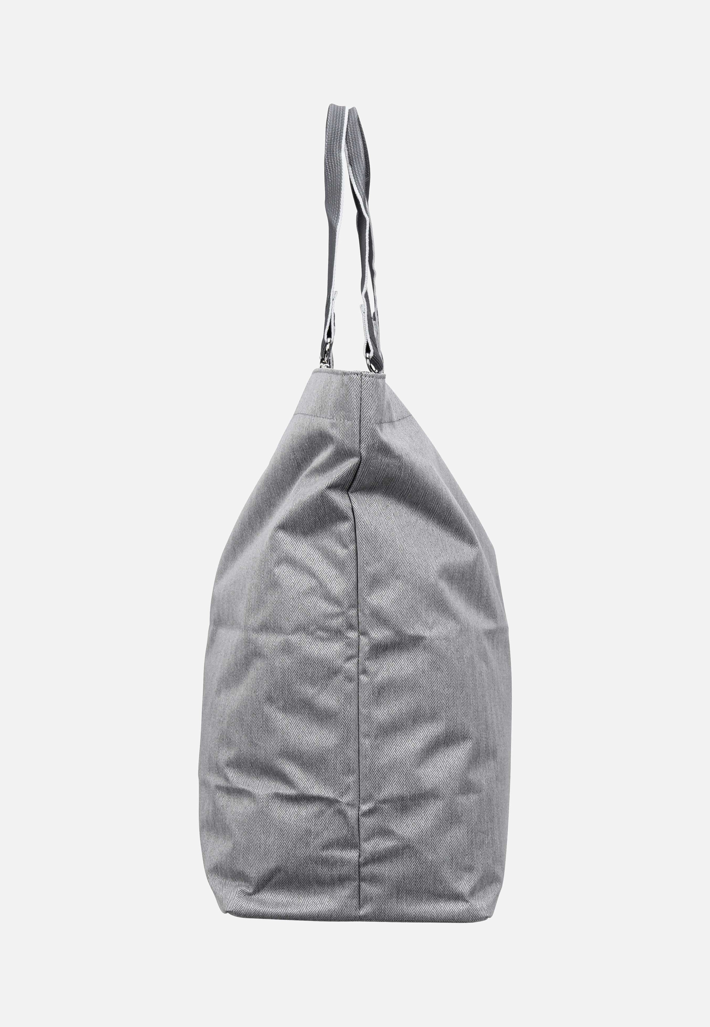 shopper XL Herringbone Grey - Einkaufstasche