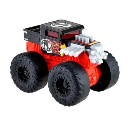 Mattel Hot Wheels Monster Trucks Bone Shaker-Truck mit Licht- und Geräuscheffekten