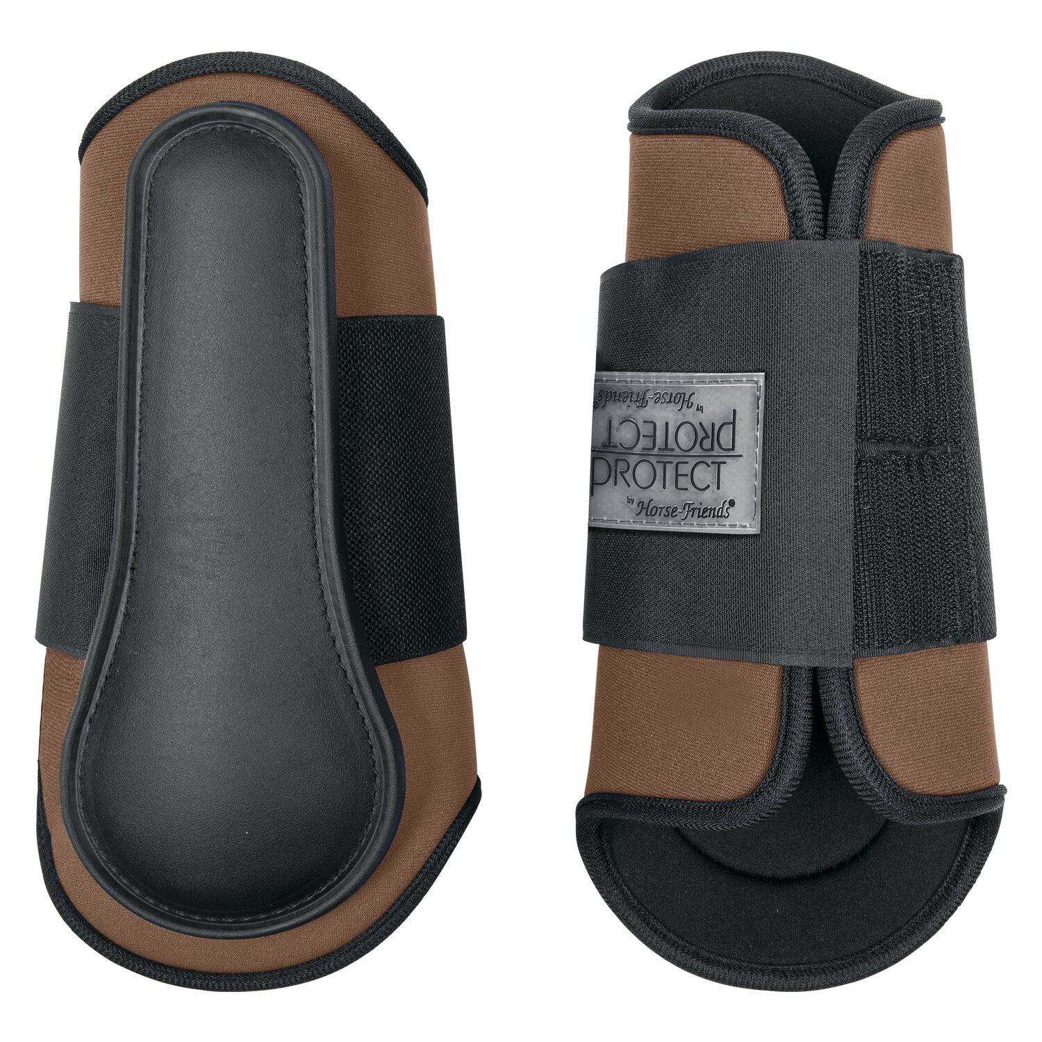 PROTECT by Horse-Friends Hippopren-Gamasche, vorne  - braun