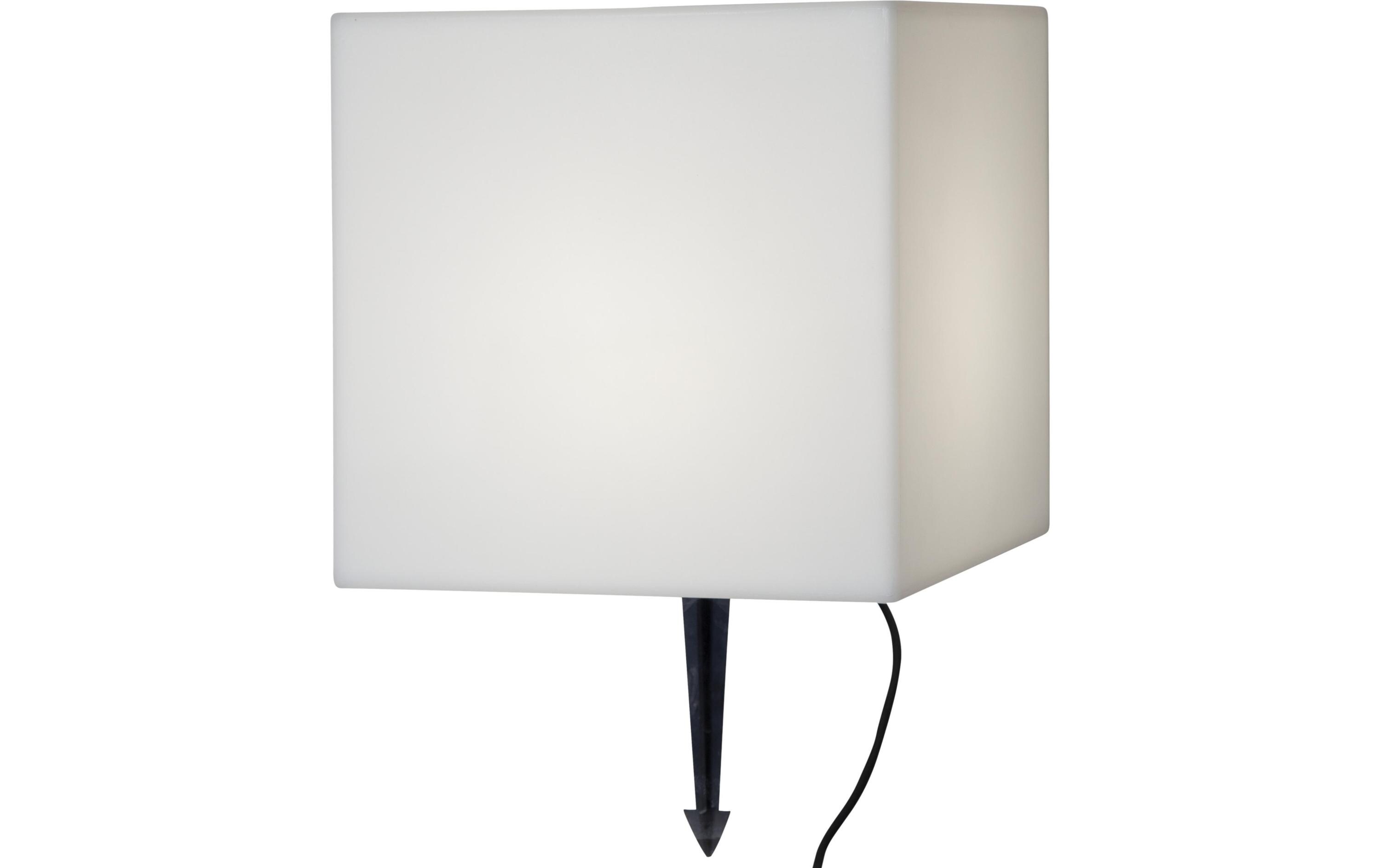 Gartenlicht Square, Weiss<br>Dekolicht für E27 Leuchtmittel