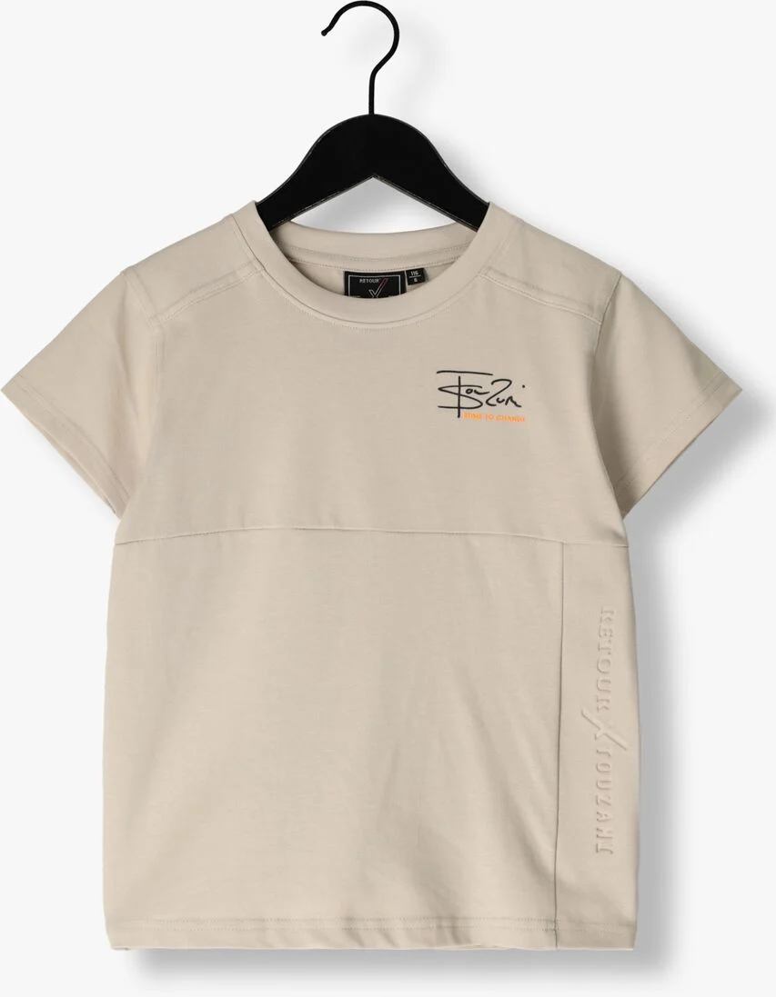 RETOUR beige retour t-shirt captain