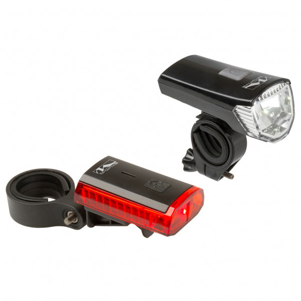 M-Wave - Atlas K 11 USB Set - Jeu d'éclairage vélo