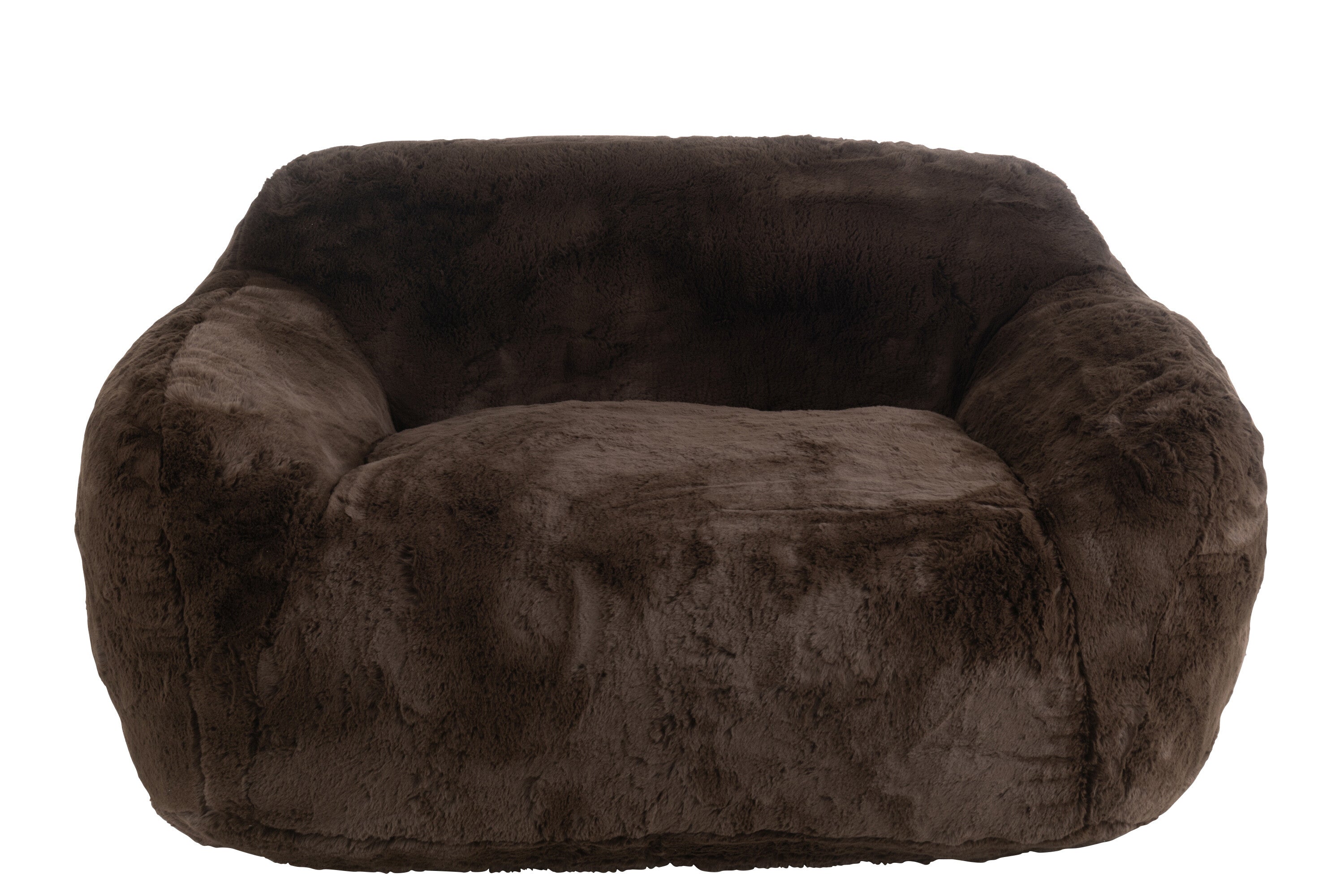 J-Line zetel Cutie - polyester - bruin - large