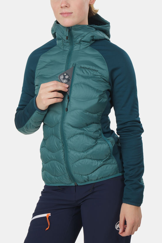 Peak Performance Peak Performance W Helium Down Hybrid Hood Ski-Jas Dames