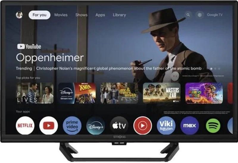 STRONG - SRT24HG4723C - TV - Zwart - 24 Inch - HD - Smart Google TV - 12V