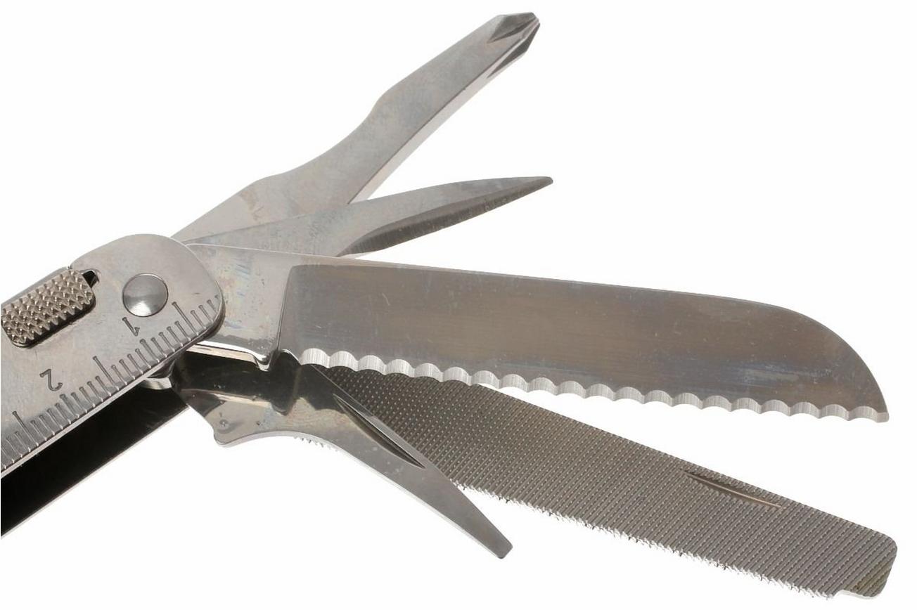 Victorinox SwissTool 3.03.23 multitool, leren foedraal