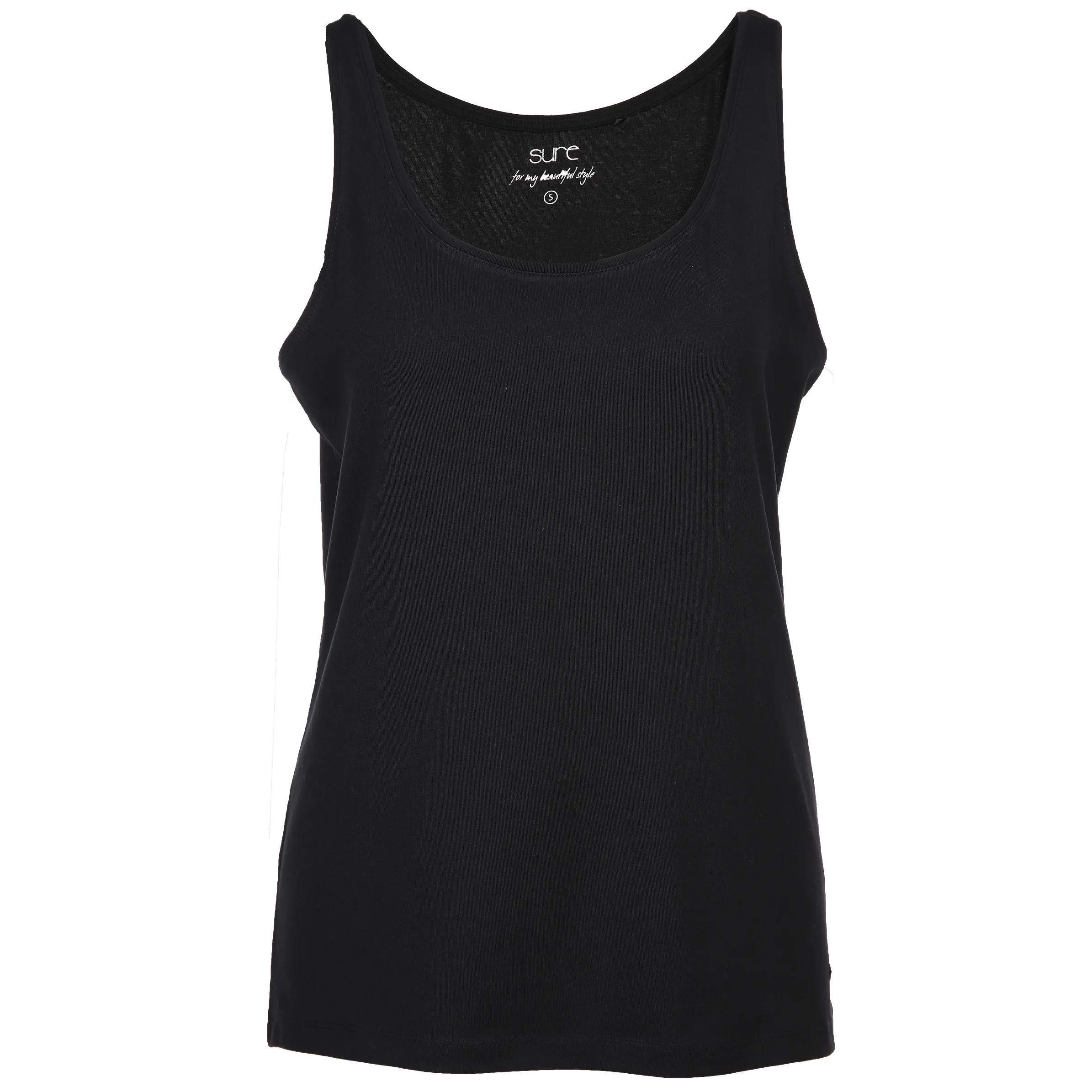 Damen Top unifarben