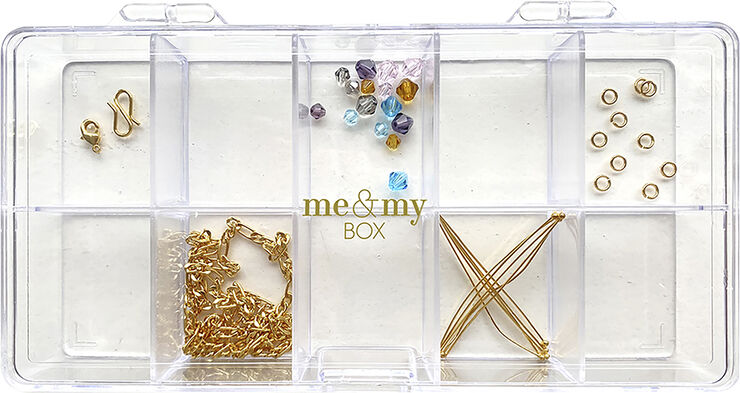 Me&My Box me&my BOX - Smykke Kit Halskæde - Figaro - Guldbelagt 18K