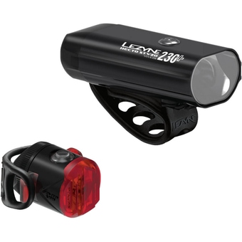 Lezyne Beleuchtungsset Hecto 230  / Femto USB-C StVZO Fahrradlicht Schwarz