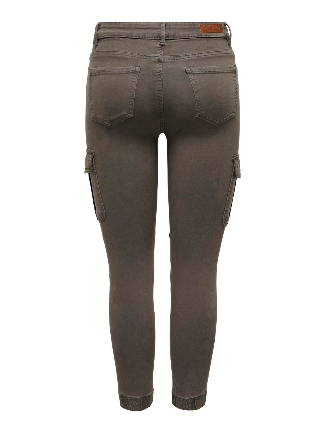 ONLMISSOURI Mittlere Taille Slim Fit Cargo-Hose Falcon
