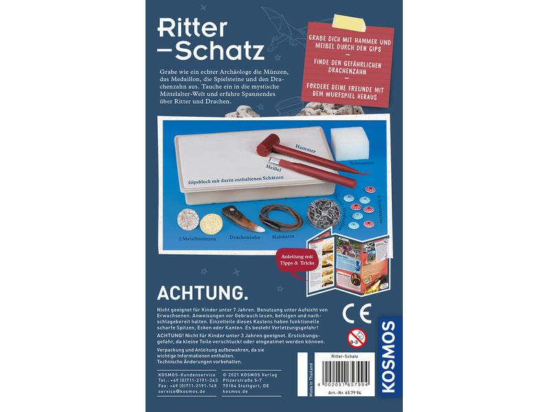 Kosmos Experimentierkasten Ritter-Schatz Münzen und Spielsteine ausgraben