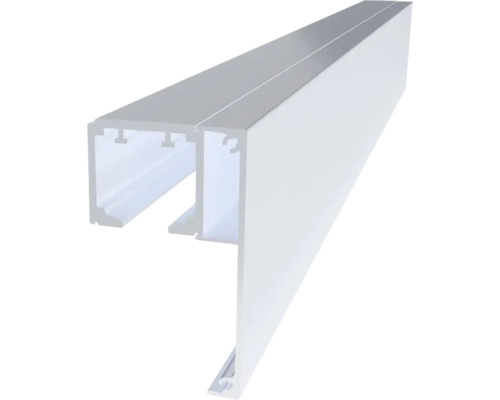 Pertura schuifdeurbeslagset Selir geanodiseerd aluminium (EV1) voor houten deuren, 1860 mm inclusief verzonken handgreep en soft-close mechanisme.