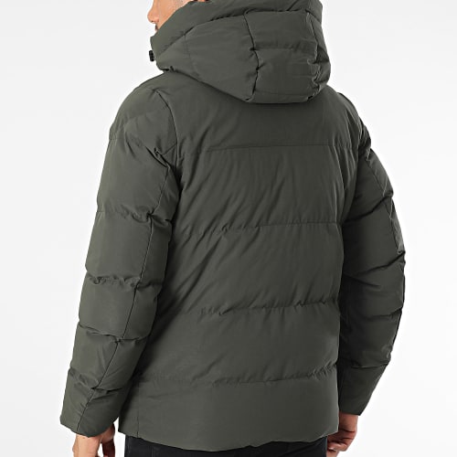 Doudoune Capuche Vert Kaki